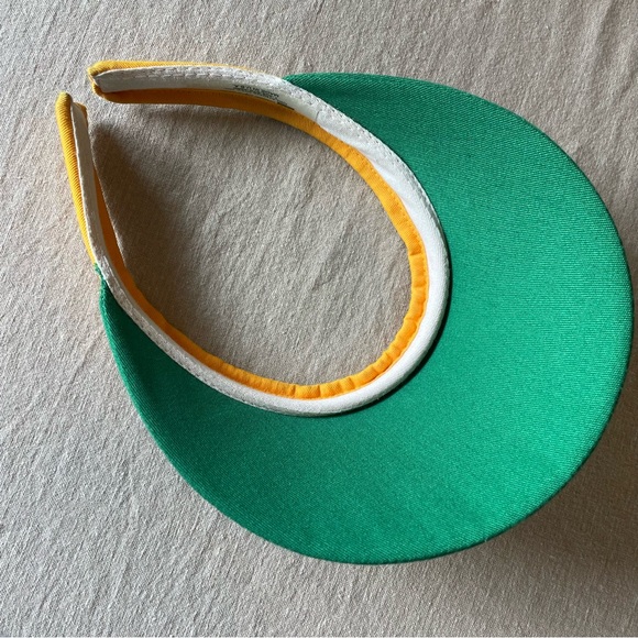 Vintage Oregon Ducks Visor Hat Classic Sportswear Made in USA Excel Condition - Picture 5 of 15